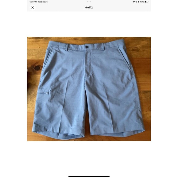 Greg Norman performance fabric stretch golf shorts men's size 38 set of 2 - Picture 6 of 12